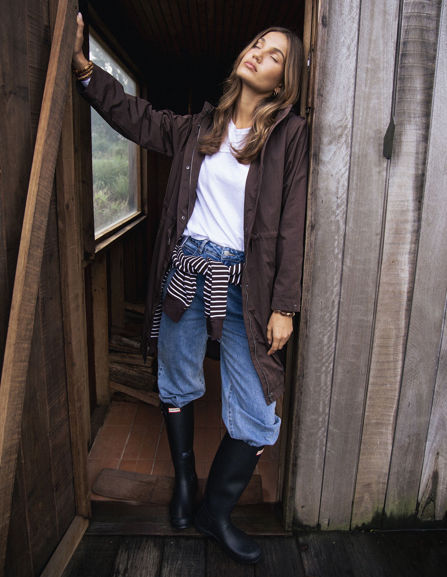 Kingston Spray Jacket Coffee – Foxwood Clothing