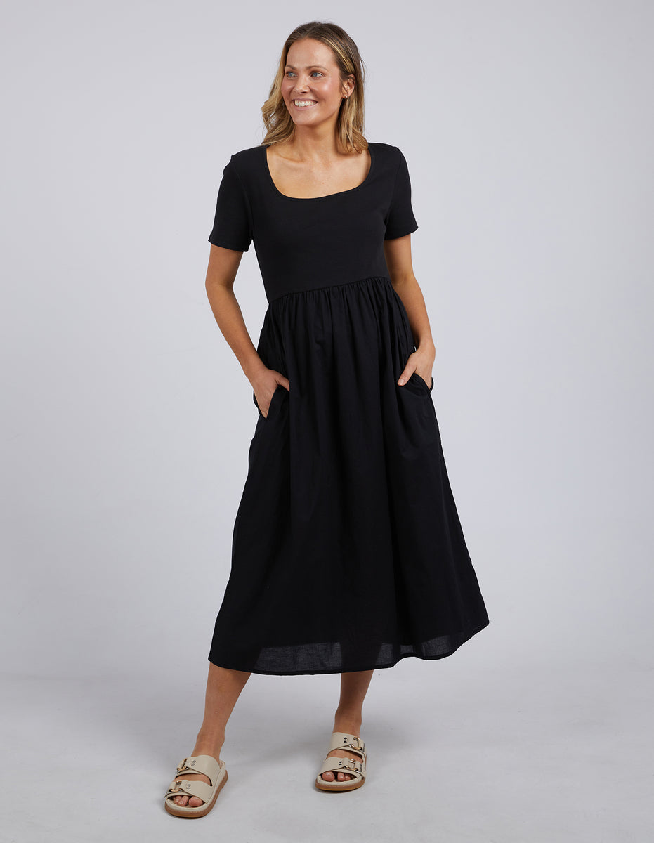 Ella Dress Black | Buy Online | Foxwood Clothing