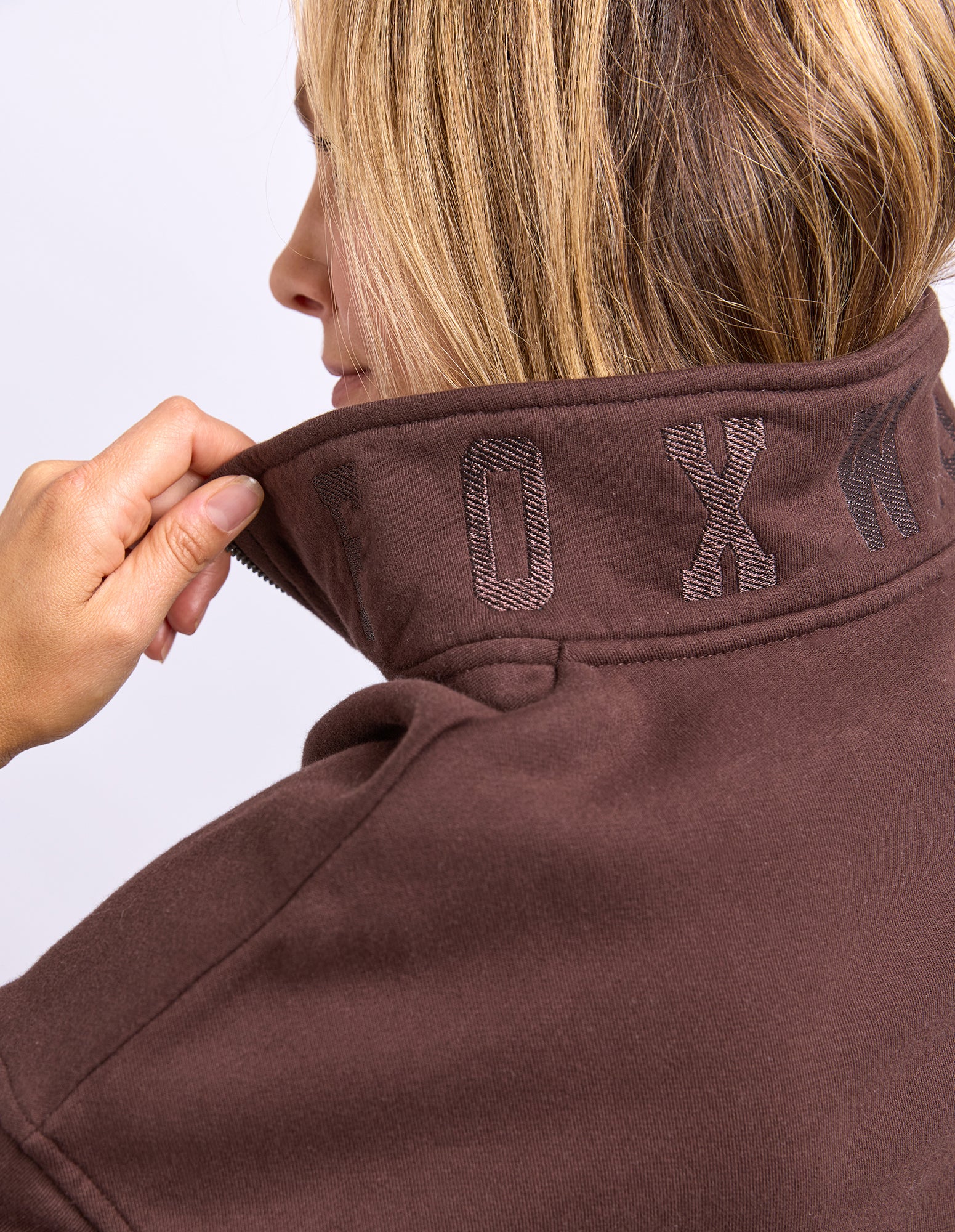 College Zip Crew Coffee Bean – Foxwood Clothing
