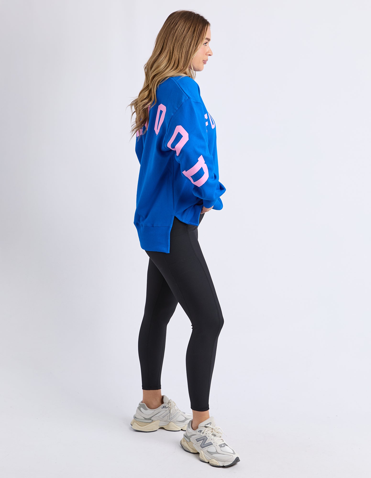 Interval Crew Cobalt / Neon Pnk – Foxwood Clothing