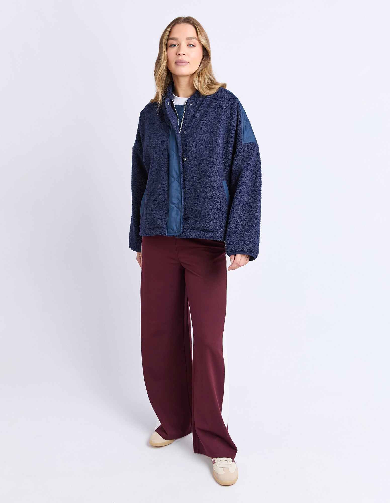Arizona Fleece Zip Thru Navy – Foxwood Clothing