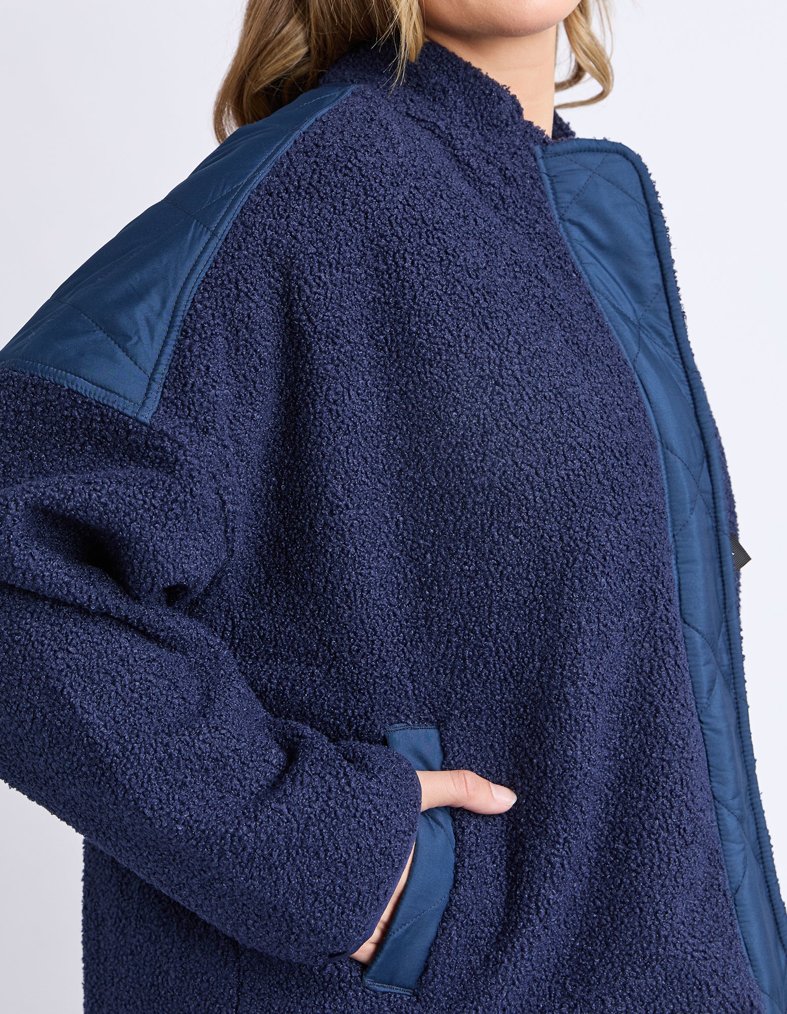 Arizona Fleece Zip Thru Navy – Foxwood Clothing