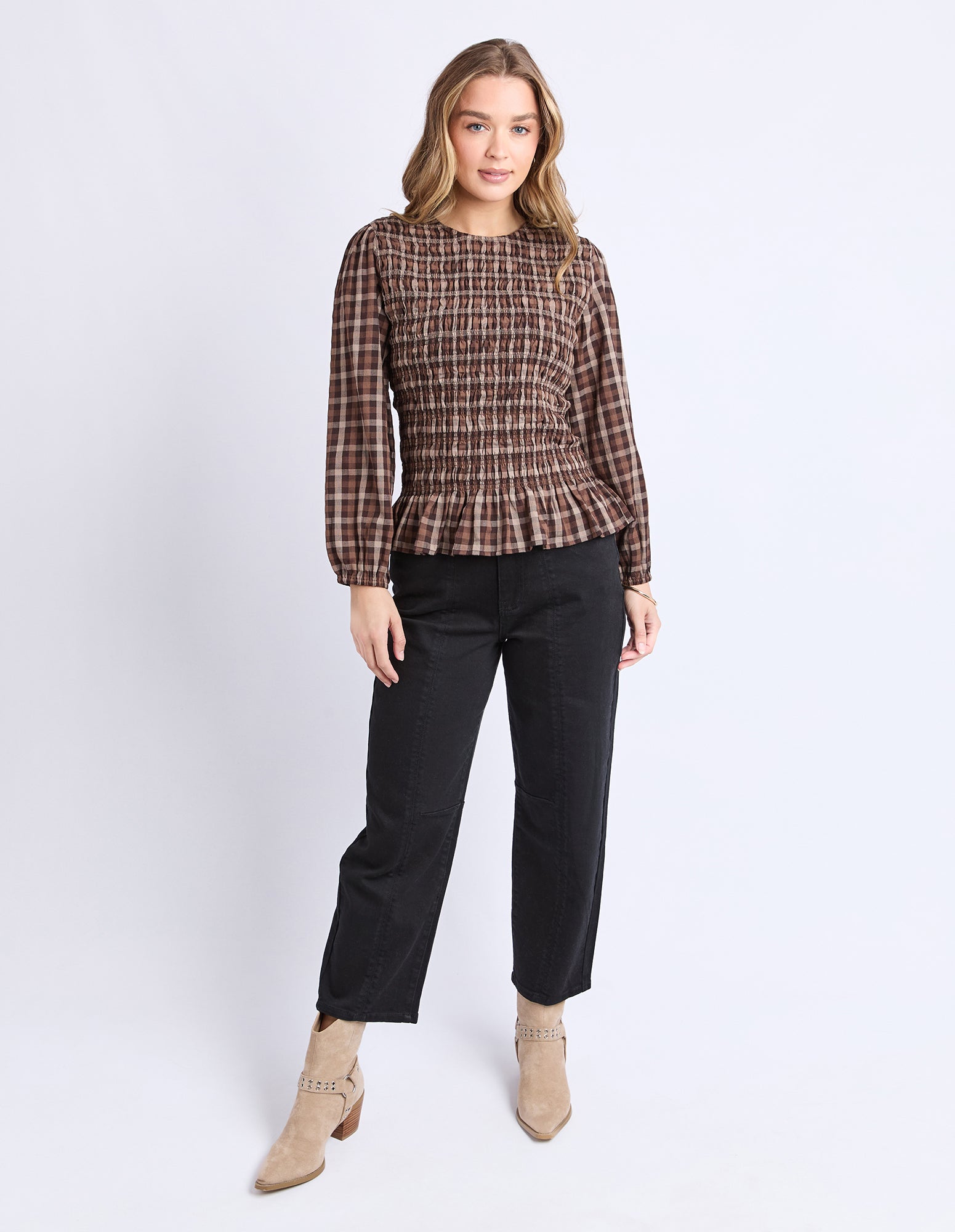 Coco Check Top Coffee Check – Foxwood Clothing