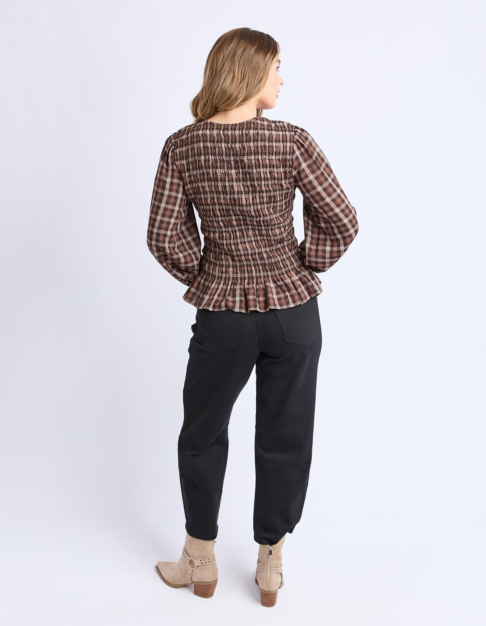Coco Check Top Coffee Check – Foxwood Clothing