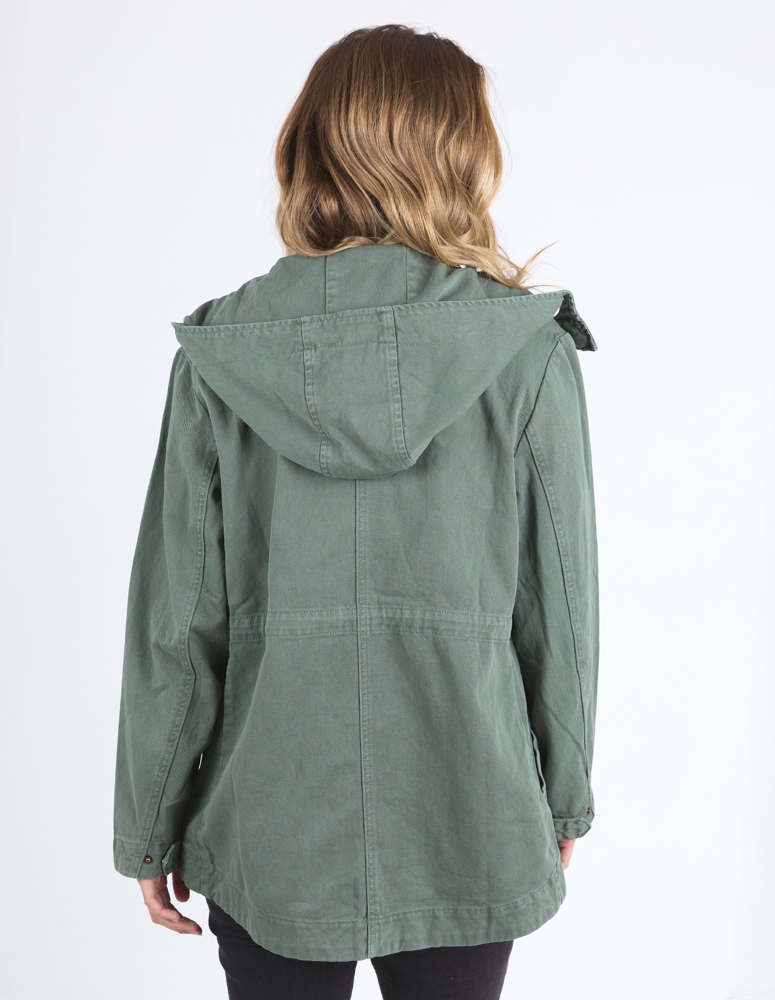 Khaki anorak jacket sales