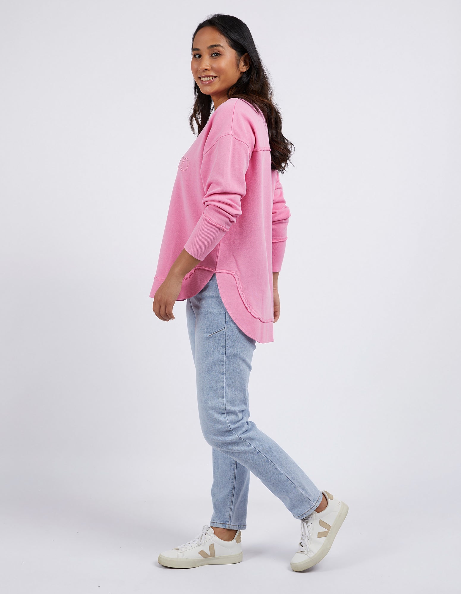 Simplified Crew Bubblegum Pink – Foxwood Clothing