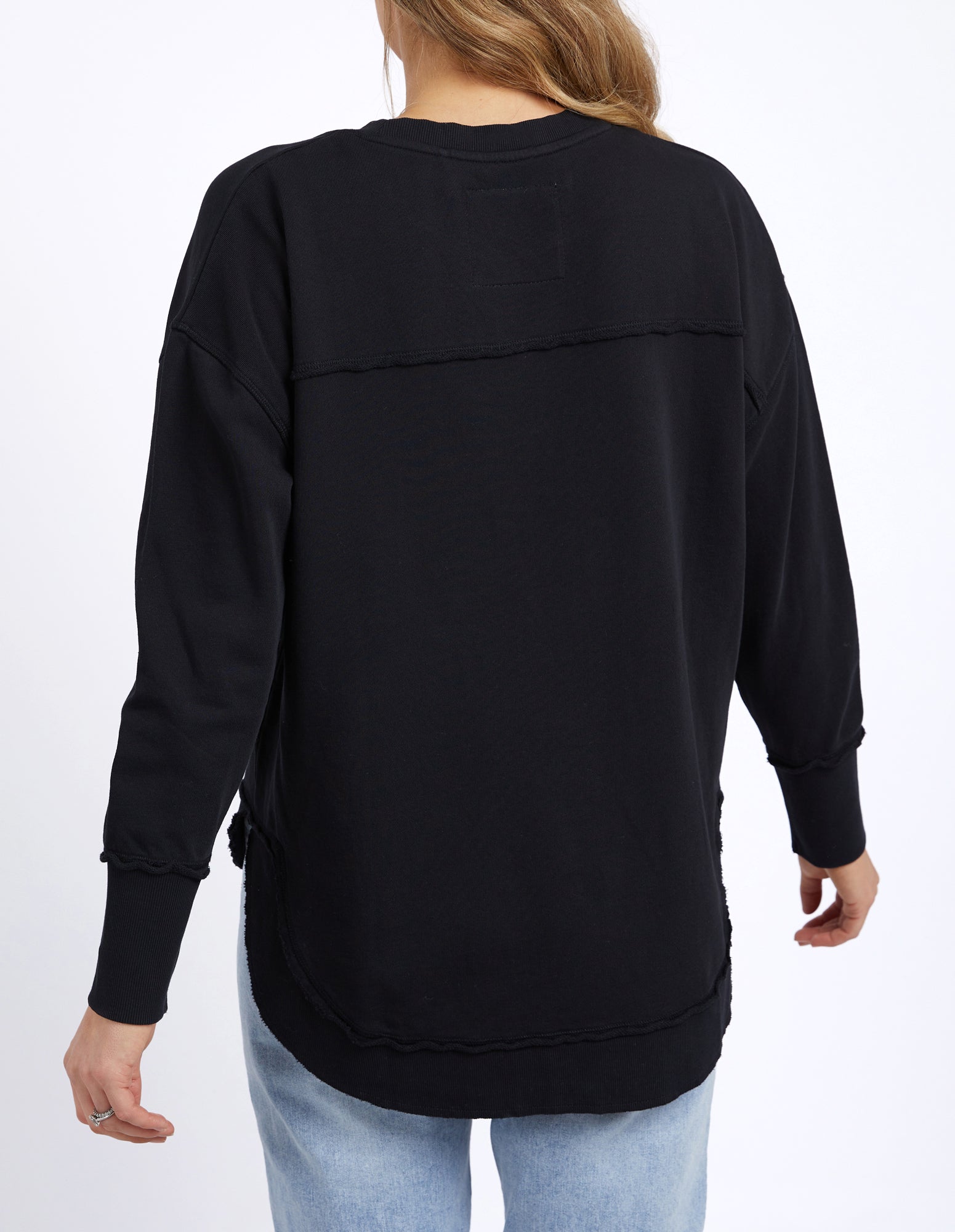 新品★na.e／Cotton Smooth Pullover（ブラック） premium slab pullover / black（プレミアムスラブプルオーバー