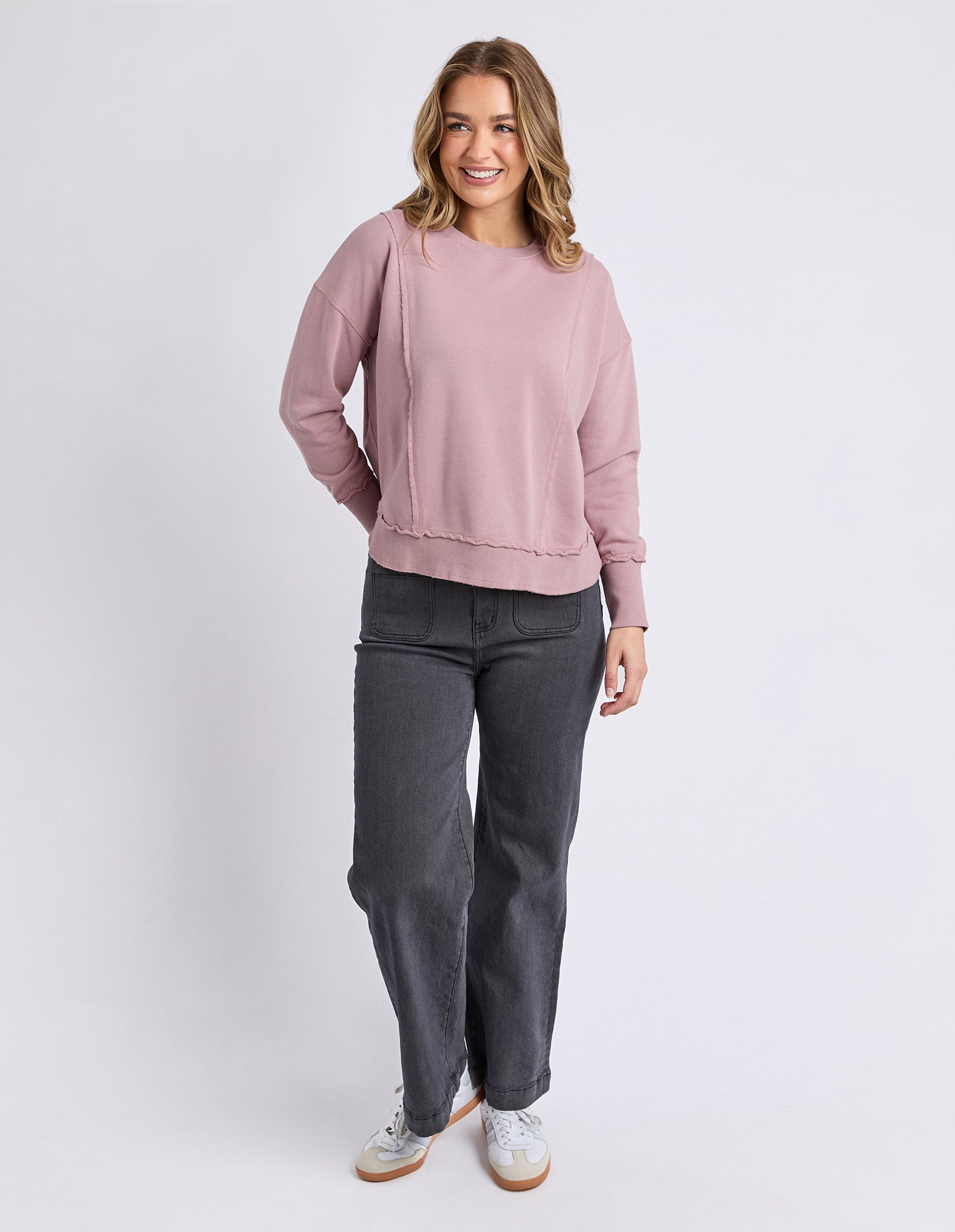 Osborne Relaxed Crew Woodrose β Foxwood Clothing