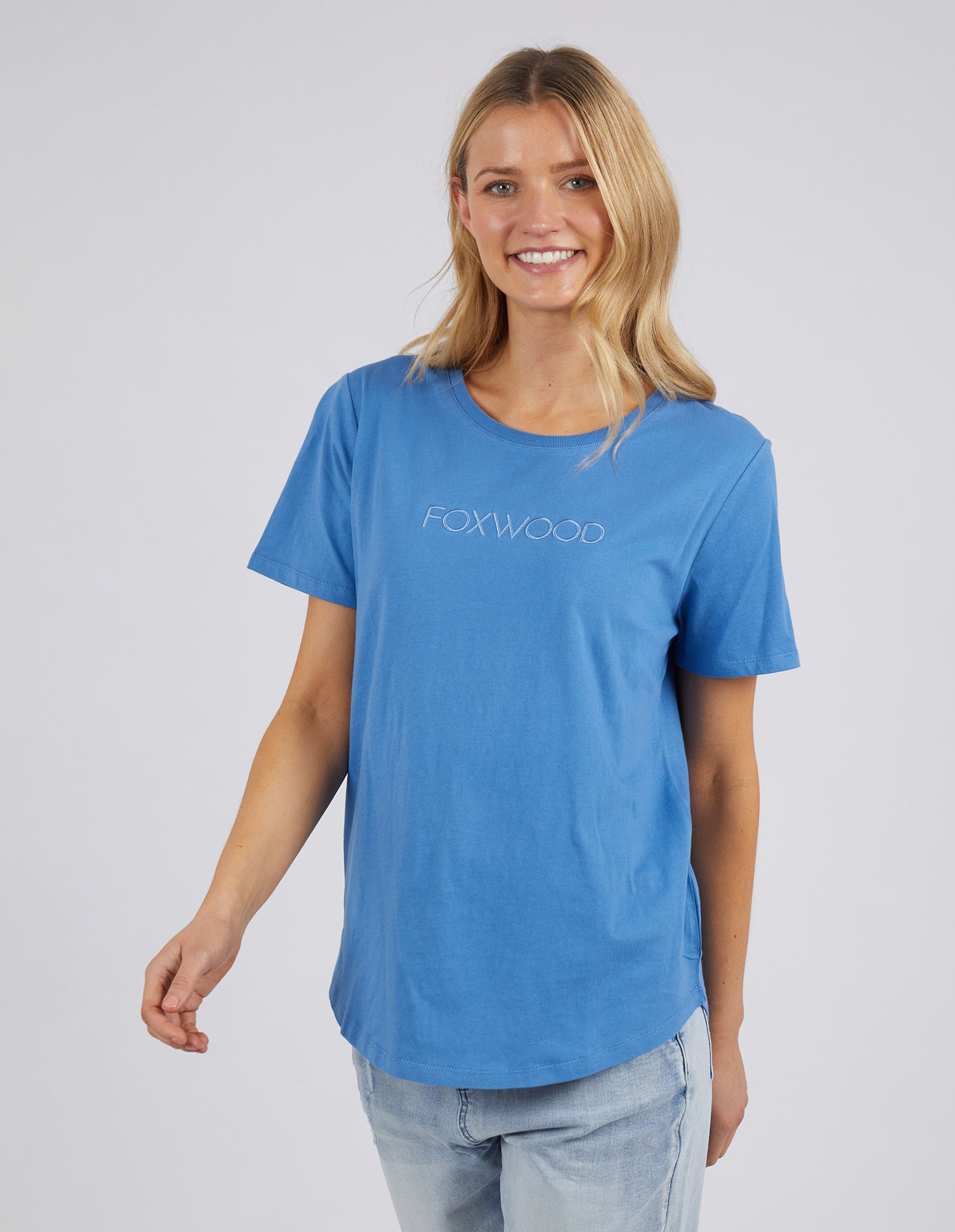 Foxwood Tee Tranquil Blue Buy Online Foxwood Clothing
